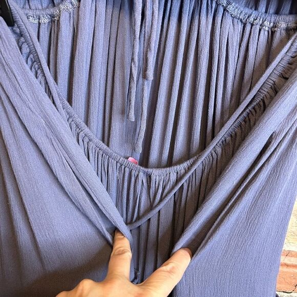 2XL Daybreak Skyline Halter Maxi Pink Lily Dress - Picture 9 of 10